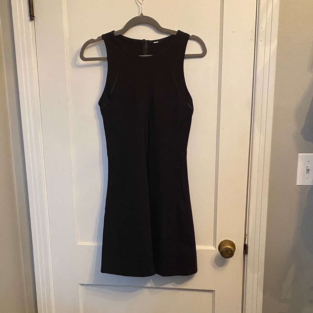 Lululemon Athletica Black Tennis Dress.